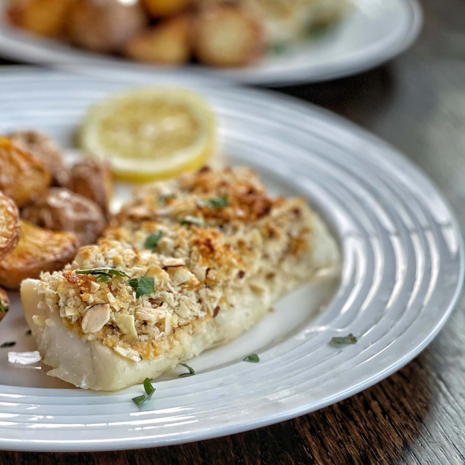 May 9 Icelandic Cod Almondine (prepared meal for 2) The Urban Element