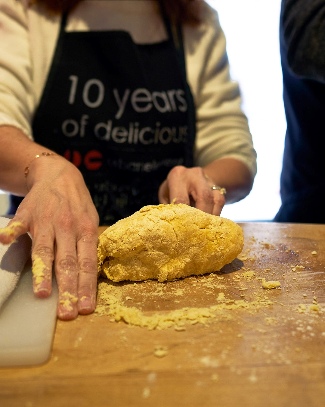 urban element clients rolling pasta dough