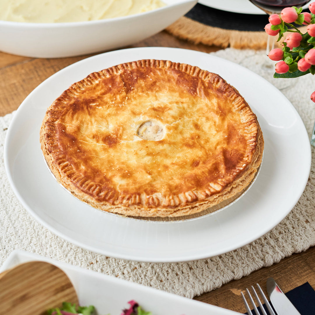 Roasted Mushroom + White Bean Pie (Vegetarian) $/serves 1