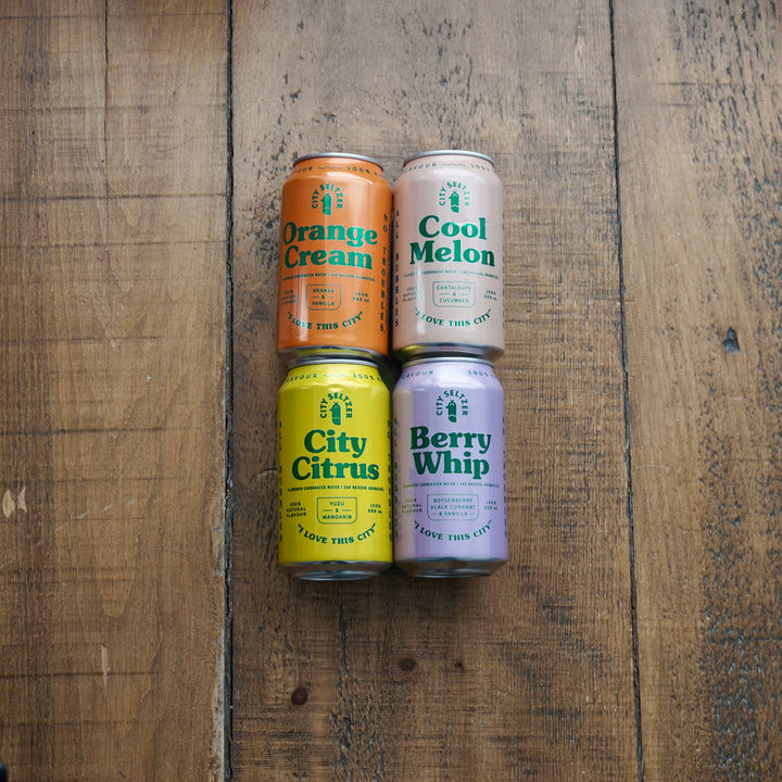 City Seltzer - Assorted Flavours - 1 can