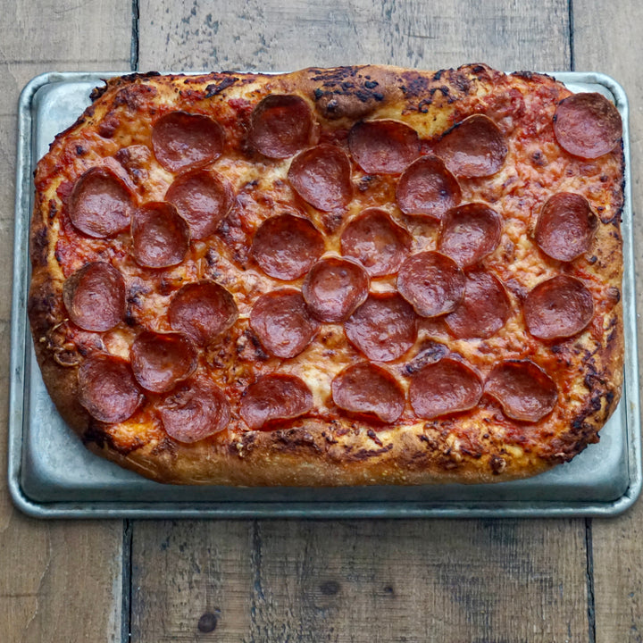 Classic Pepperoni & Cheese Sheet Tray Pizza - Serves 2-4