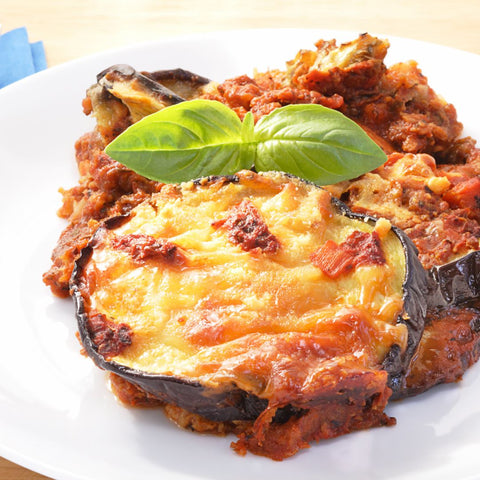 June 8: Eggplant Parmesan (prepared meal for 2)