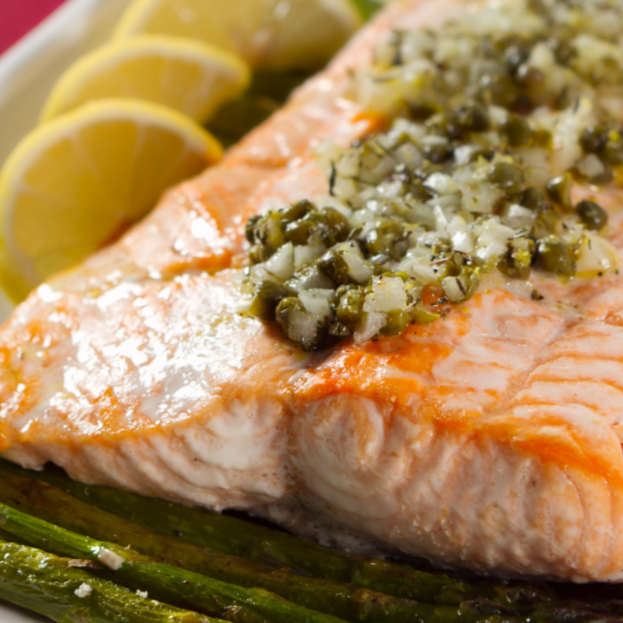 December 7: Roasted Salmon (prepared meal for 2)