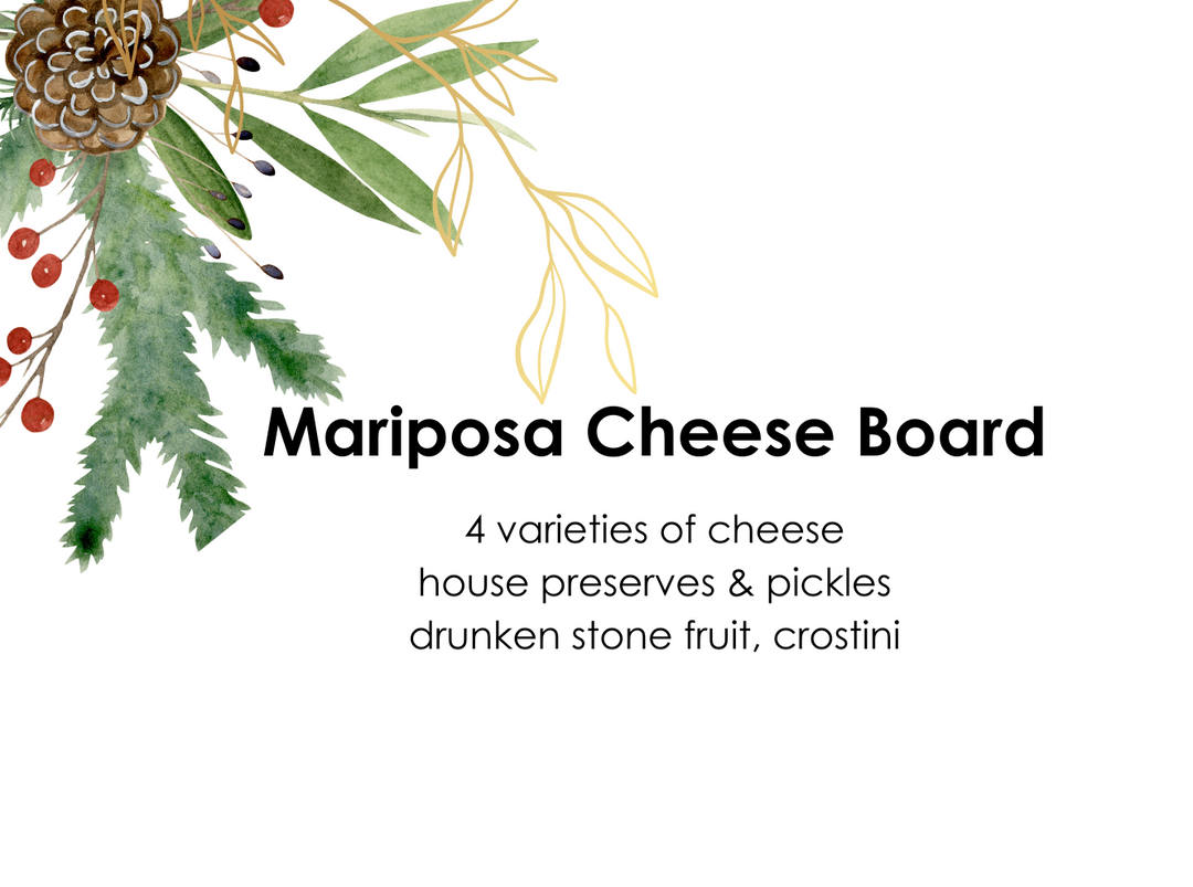 Mariposa Cheese Board (4 varieties)