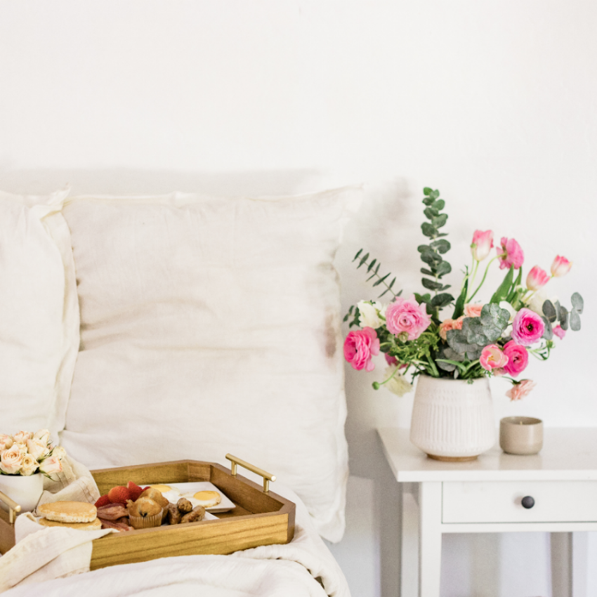 breakfast in bed for mothers day