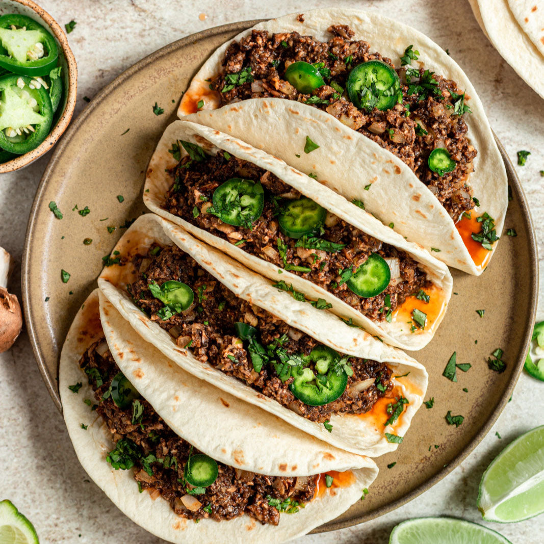 mushroom tacos