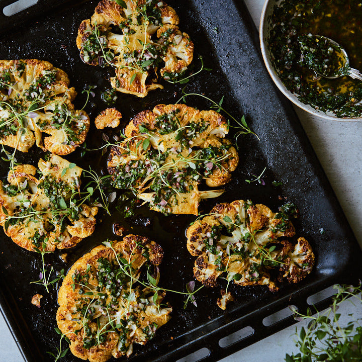 grilled cauliflower chimichurri