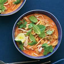 bowl of laksa soup