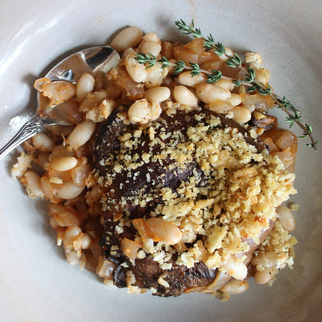 vegetarian mushroom cassoulet