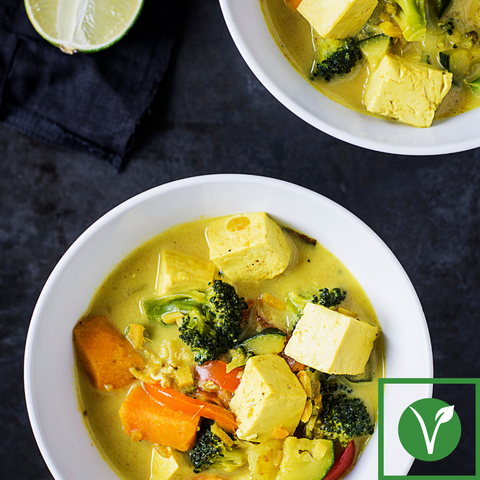 February 23: Thai Penang Fried Tofu Curry (prepared meal for 2)